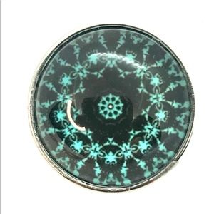 Mandala #5 Snap button 20mm Gingersnaps ASN20